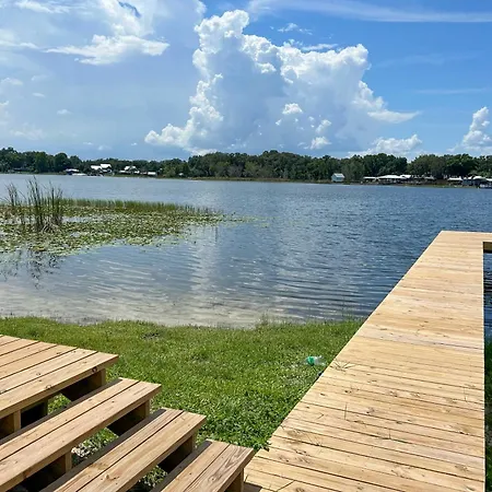 Summerfield Lakefront Vacation Home With Patio!